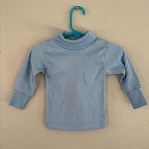 Vintage KUDDLE Blue Turtle Neck Made in USA 12 Monthss